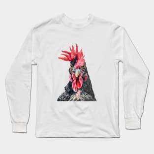 Sydney the Black Australorpe Hen Long Sleeve T-Shirt